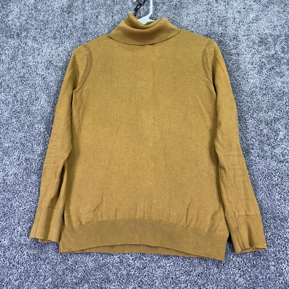 Gap Sweater Womens Small Brown Turtleneck Long Sleeve Cotton Knit Casual